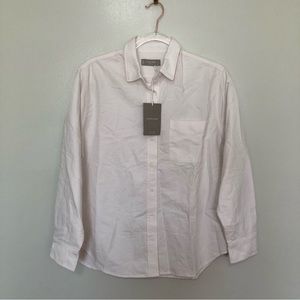 Everlane the Relaxed Oxford Shirt White New 12